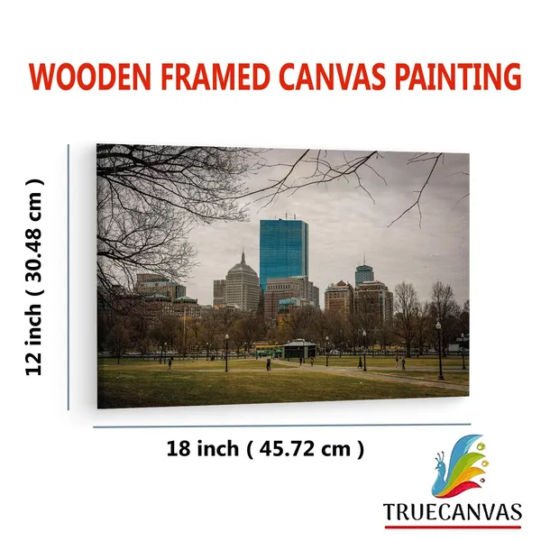 Multicolor_Boston_Common,_Wooden_Framed_Canvas_Paintings_|_For_Living_Room_|_Bedroom_|_Office_|_Gallery_|_Ready_Wall_Mount_Canvas_Wall_Art_Painting_|_Size_-_12_X_18In,_Ct0290