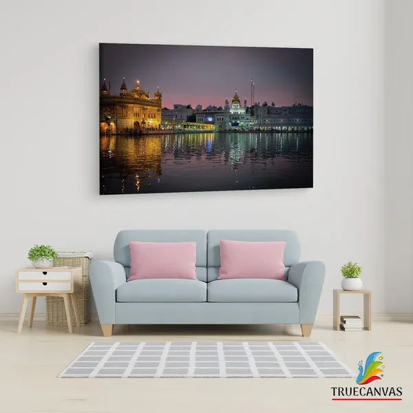 Multicolor_Sri_Harmandir_Sahib,_Wooden_Framed_Canvas_Paintings_|_For_Living_Room_|_Bedroom_|_Office_|_Gallery_|_Ready_Wall_Mount_Canvas_Wall_Art_Painting_|_Size_-_12_X_18In,_Ct0292