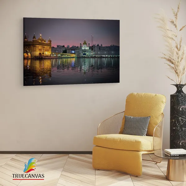 Multicolor_Sri_Harmandir_Sahib,_Wooden_Framed_Canvas_Paintings_|_For_Living_Room_|_Bedroom_|_Office_|_Gallery_|_Ready_Wall_Mount_Canvas_Wall_Art_Painting_|_Size_-_12_X_18In,_Ct0292
