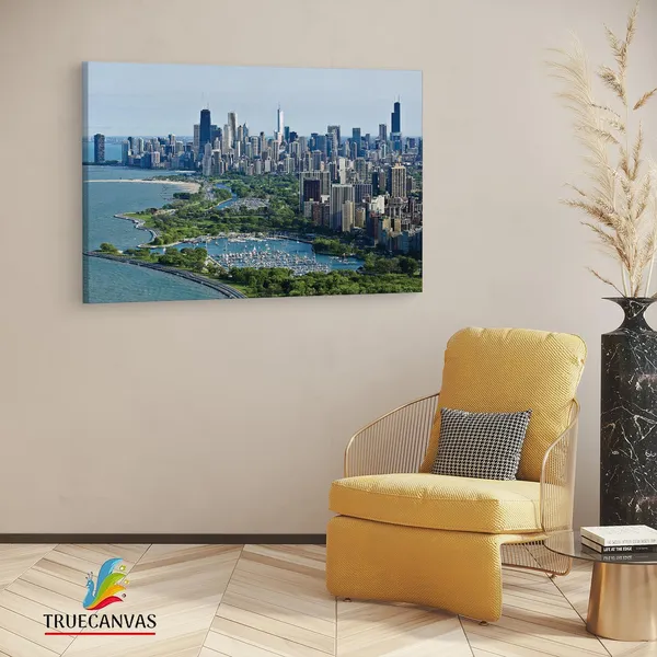 Multicolor_Chicago_Top_View_4K,_Wooden_Framed_Canvas_Paintings_|_For_Living_Room_|_Bedroom_|_Office_|_Gallery_|_Ready_Wall_Mount_Canvas_Wall_Art_Painting_|_Size_-_12_X_18In,_Ct0294