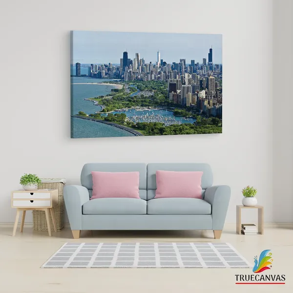 Multicolor_Chicago_Top_View_4K,_Wooden_Framed_Canvas_Paintings_|_For_Living_Room_|_Bedroom_|_Office_|_Gallery_|_Ready_Wall_Mount_Canvas_Wall_Art_Painting_|_Size_-_12_X_18In,_Ct0294