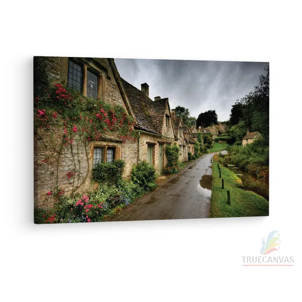 Multicolor_Bibury,_Wooden_Framed_Canvas_Paintings_|_For_Living_Room_|_Bedroom_|_Office_|_Gallery_|_Ready_Wall_Mount_Canvas_Wall_Art_Painting_|_Size_-_12_X_18In,_Ct0297