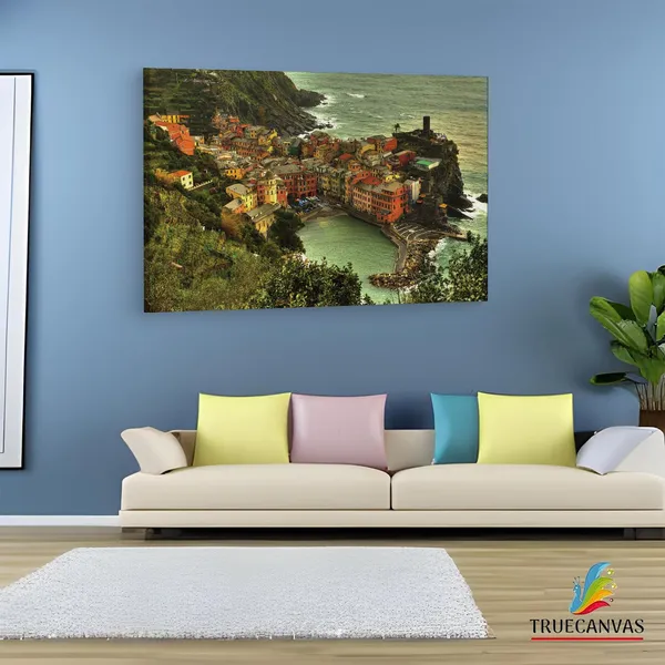 Multicolor_Vernassa_City_Sea,_Wooden_Framed_Canvas_Paintings_|_For_Living_Room_|_Bedroom_|_Office_|_Gallery_|_Ready_Wall_Mount_Canvas_Wall_Art_Painting_|_Size_-_12_X_18In,_Ct0298