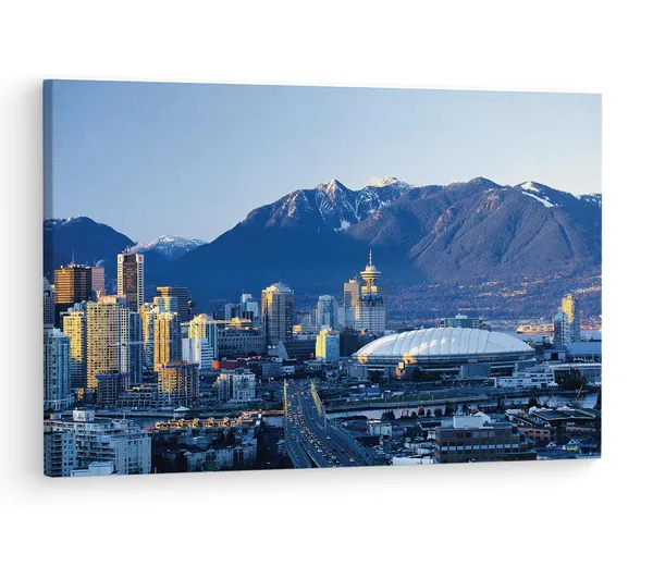 Multicolor_Hollywood_North_Vancouver,_Wooden_Framed_Canvas_Paintings_|_For_Living_Room_|_Bedroom_|_Office_|_Gallery_|_Ready_Wall_Mount_Canvas_Wall_Art_Painting_|_Size_-_12_X_18In,_Ct0300