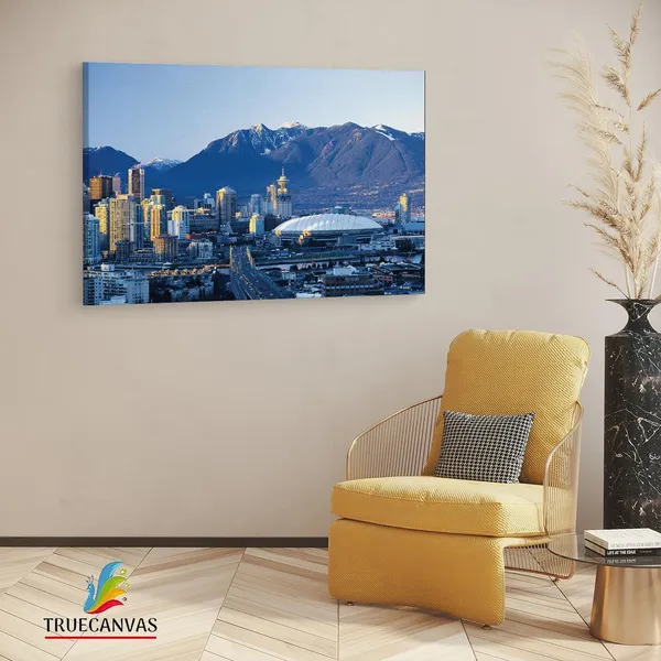 Multicolor_Hollywood_North_Vancouver,_Wooden_Framed_Canvas_Paintings_|_For_Living_Room_|_Bedroom_|_Office_|_Gallery_|_Ready_Wall_Mount_Canvas_Wall_Art_Painting_|_Size_-_12_X_18In,_Ct0300