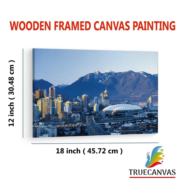 Multicolor_Hollywood_North_Vancouver,_Wooden_Framed_Canvas_Paintings_|_For_Living_Room_|_Bedroom_|_Office_|_Gallery_|_Ready_Wall_Mount_Canvas_Wall_Art_Painting_|_Size_-_12_X_18In,_Ct0300