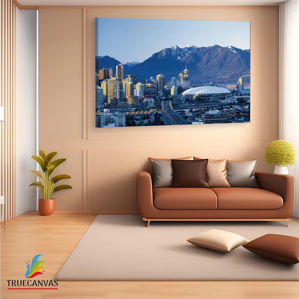 Multicolor_Hollywood_North_Vancouver,_Wooden_Framed_Canvas_Paintings_|_For_Living_Room_|_Bedroom_|_Office_|_Gallery_|_Ready_Wall_Mount_Canvas_Wall_Art_Painting_|_Size_-_12_X_18In,_Ct0300