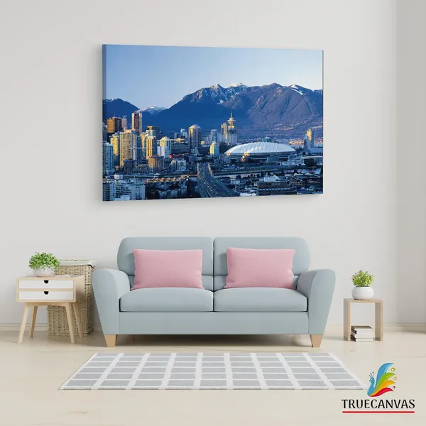Multicolor_Hollywood_North_Vancouver,_Wooden_Framed_Canvas_Paintings_|_For_Living_Room_|_Bedroom_|_Office_|_Gallery_|_Ready_Wall_Mount_Canvas_Wall_Art_Painting_|_Size_-_12_X_18In,_Ct0300
