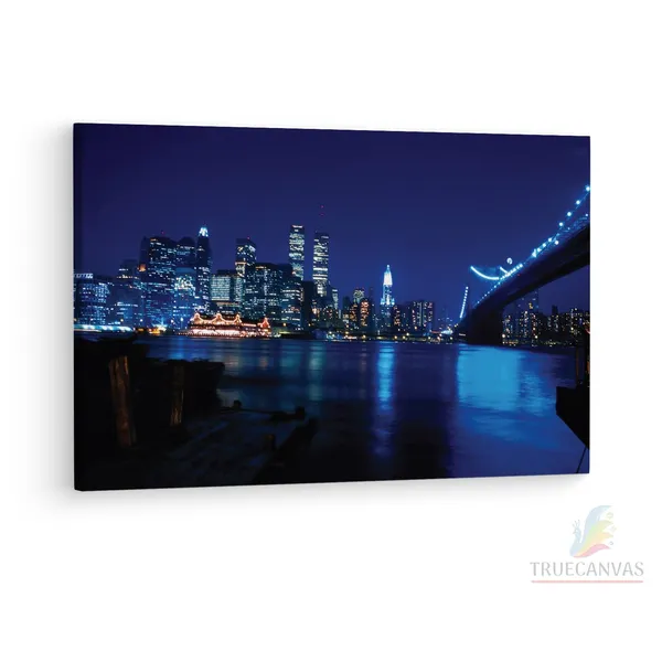 Multicolor_New_York_Blue_Hd,_Wooden_Framed_Canvas_Paintings_|_For_Living_Room_|_Bedroom_|_Office_|_Gallery_|_Ready_Wall_Mount_Canvas_Wall_Art_Painting_|_Size_-_12_X_18In,_Ct0301