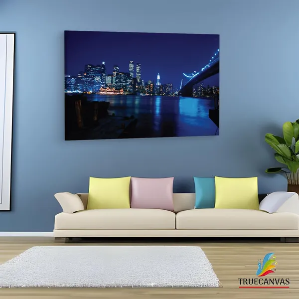 Multicolor_New_York_Blue_Hd,_Wooden_Framed_Canvas_Paintings_|_For_Living_Room_|_Bedroom_|_Office_|_Gallery_|_Ready_Wall_Mount_Canvas_Wall_Art_Painting_|_Size_-_12_X_18In,_Ct0301