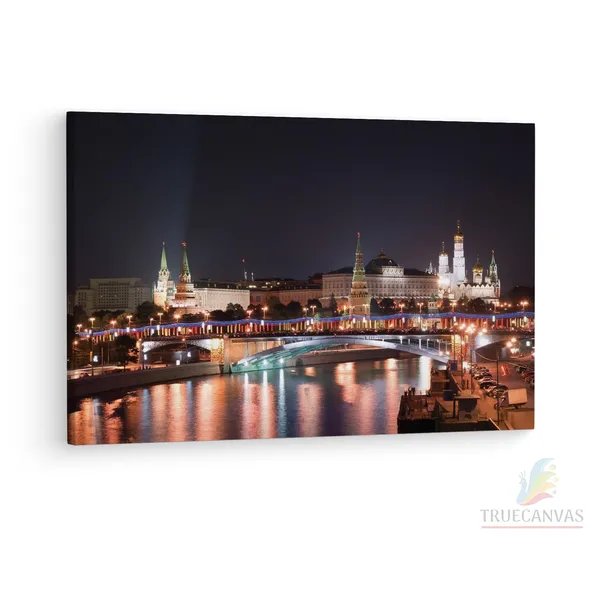 Multicolor_The_Moscow_Kremlin,_Wooden_Framed_Canvas_Paintings_|_For_Living_Room_|_Bedroom_|_Office_|_Gallery_|_Ready_Wall_Mount_Canvas_Wall_Art_Painting_|_Size_-_12_X_18In,_Ct0305