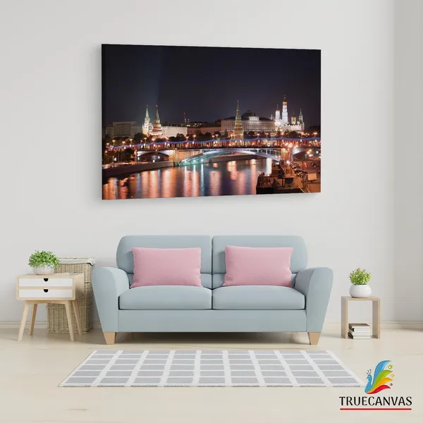 Multicolor_The_Moscow_Kremlin,_Wooden_Framed_Canvas_Paintings_|_For_Living_Room_|_Bedroom_|_Office_|_Gallery_|_Ready_Wall_Mount_Canvas_Wall_Art_Painting_|_Size_-_12_X_18In,_Ct0305