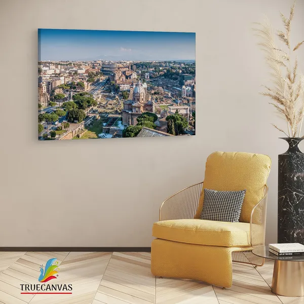 Multicolor_Palatine_Hill,_Wooden_Framed_Canvas_Paintings_|_For_Living_Room_|_Bedroom_|_Office_|_Gallery_|_Ready_Wall_Mount_Canvas_Wall_Art_Painting_|_Size_-_12_X_18In,_Ct0306