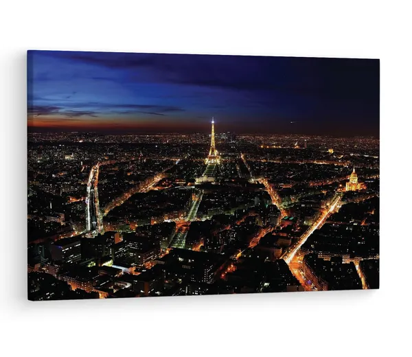 Multicolor_Eiffel_Tower,_Wooden_Framed_Canvas_Paintings_|_For_Living_Room_|_Bedroom_|_Office_|_Gallery_|_Ready_Wall_Mount_Canvas_Wall_Art_Painting_|_Size_-_12_X_18In,_Ct0310