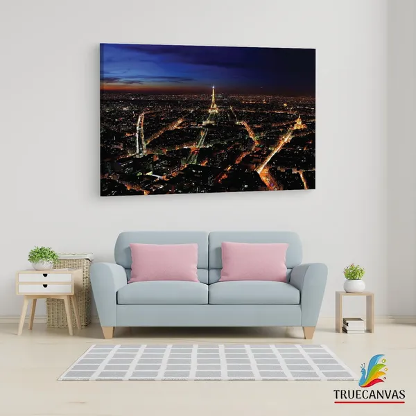 Multicolor_Eiffel_Tower,_Wooden_Framed_Canvas_Paintings_|_For_Living_Room_|_Bedroom_|_Office_|_Gallery_|_Ready_Wall_Mount_Canvas_Wall_Art_Painting_|_Size_-_12_X_18In,_Ct0310