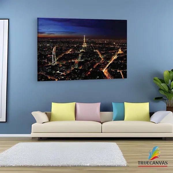 Multicolor_Eiffel_Tower,_Wooden_Framed_Canvas_Paintings_|_For_Living_Room_|_Bedroom_|_Office_|_Gallery_|_Ready_Wall_Mount_Canvas_Wall_Art_Painting_|_Size_-_12_X_18In,_Ct0310