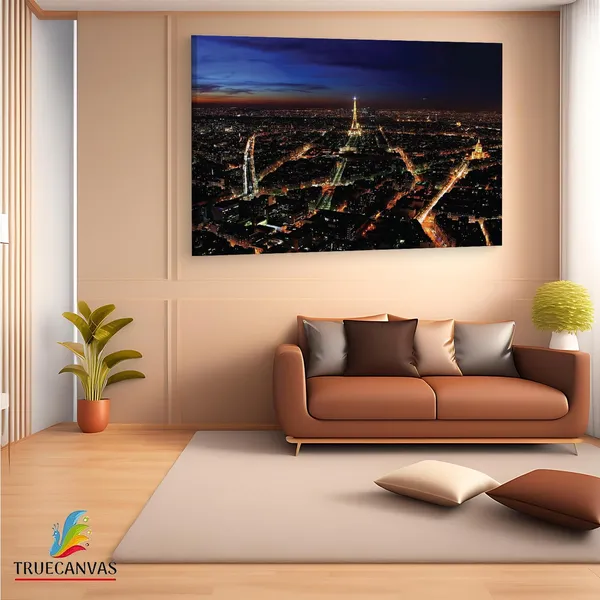 Multicolor_Eiffel_Tower,_Wooden_Framed_Canvas_Paintings_|_For_Living_Room_|_Bedroom_|_Office_|_Gallery_|_Ready_Wall_Mount_Canvas_Wall_Art_Painting_|_Size_-_12_X_18In,_Ct0310