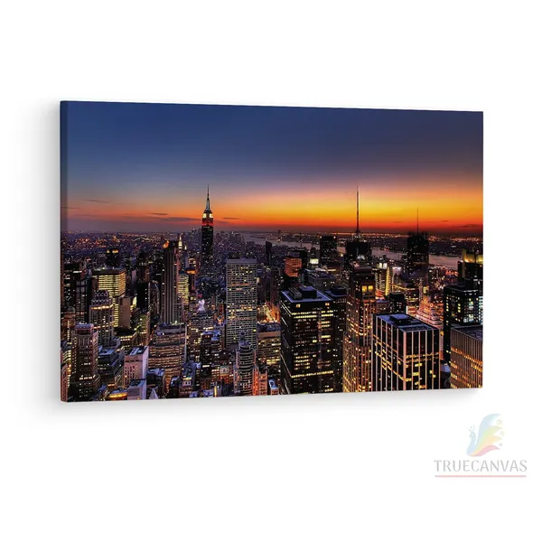 Multicolor_New_York_Skyline,_Wooden_Framed_Canvas_Paintings_|_For_Living_Room_|_Bedroom_|_Office_|_Gallery_|_Ready_Wall_Mount_Canvas_Wall_Art_Painting_|_Size_-_12_X_18In,_Ct0311