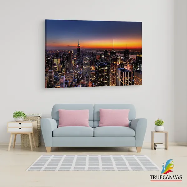 Multicolor_New_York_Skyline,_Wooden_Framed_Canvas_Paintings_|_For_Living_Room_|_Bedroom_|_Office_|_Gallery_|_Ready_Wall_Mount_Canvas_Wall_Art_Painting_|_Size_-_12_X_18In,_Ct0311