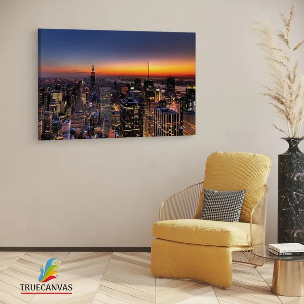 Multicolor_New_York_Skyline,_Wooden_Framed_Canvas_Paintings_|_For_Living_Room_|_Bedroom_|_Office_|_Gallery_|_Ready_Wall_Mount_Canvas_Wall_Art_Painting_|_Size_-_12_X_18In,_Ct0311