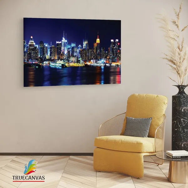 Multicolor_New_York_Lights,_Wooden_Framed_Canvas_Paintings_|_For_Living_Room_|_Bedroom_|_Office_|_Gallery_|_Ready_Wall_Mount_Canvas_Wall_Art_Painting_|_Size_-_12_X_18In,_Ct0312
