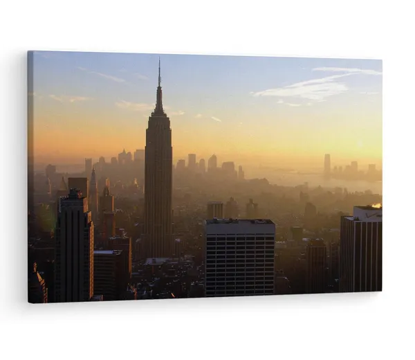 Multicolor_Empire_State_Building,_Wooden_Framed_Canvas_Paintings_|_For_Living_Room_|_Bedroom_|_Office_|_Gallery_|_Ready_Wall_Mount_Canvas_Wall_Art_Painting_|_Size_-_12_X_18In,_Ct0313