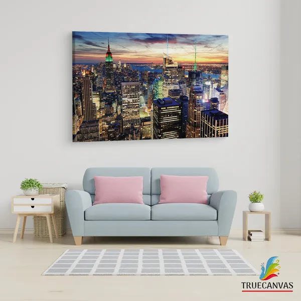 Multicolor_New_York_Top_View_Ultra_Hd,_Wooden_Framed_Canvas_Paintings_|_For_Living_Room_|_Bedroom_|_Office_|_Gallery_|_Ready_Wall_Mount_Canvas_Wall_Art_Painting_|_Size_-_12_X_18In,_Ct0314