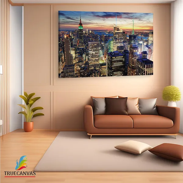 Multicolor_New_York_Top_View_Ultra_Hd,_Wooden_Framed_Canvas_Paintings_|_For_Living_Room_|_Bedroom_|_Office_|_Gallery_|_Ready_Wall_Mount_Canvas_Wall_Art_Painting_|_Size_-_12_X_18In,_Ct0314