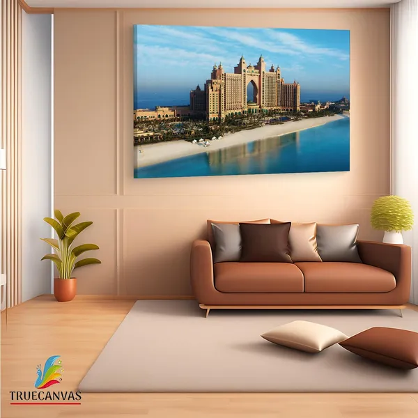 Multicolor_Schwerin_Castle,_Wooden_Framed_Canvas_Paintings_|_For_Living_Room_|_Bedroom_|_Office_|_Gallery_|_Ready_Wall_Mount_Canvas_Wall_Art_Painting_|_Size_-_12_X_18In,_Ct0320