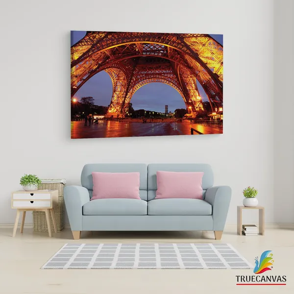 Multicolor_Eiffel_Tower,_Wooden_Framed_Canvas_Paintings_|_For_Living_Room_|_Bedroom_|_Office_|_Gallery_|_Ready_Wall_Mount_Canvas_Wall_Art_Painting_|_Size_-_12_X_18In,_Ct0323