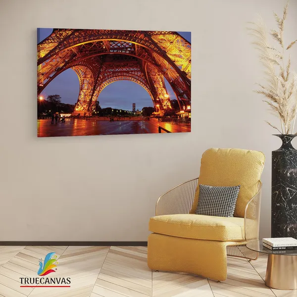 Multicolor_Eiffel_Tower,_Wooden_Framed_Canvas_Paintings_|_For_Living_Room_|_Bedroom_|_Office_|_Gallery_|_Ready_Wall_Mount_Canvas_Wall_Art_Painting_|_Size_-_12_X_18In,_Ct0323