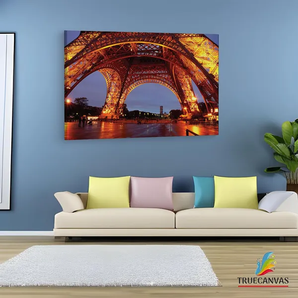 Multicolor_Eiffel_Tower,_Wooden_Framed_Canvas_Paintings_|_For_Living_Room_|_Bedroom_|_Office_|_Gallery_|_Ready_Wall_Mount_Canvas_Wall_Art_Painting_|_Size_-_12_X_18In,_Ct0323