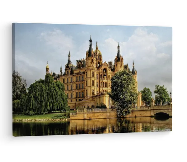 Multicolor_Atlantis,_The_Palm,_Wooden_Framed_Canvas_Paintings_|_For_Living_Room_|_Bedroom_|_Office_|_Gallery_|_Ready_Wall_Mount_Canvas_Wall_Art_Painting_|_Size_-_12_X_18In,_Ct0324