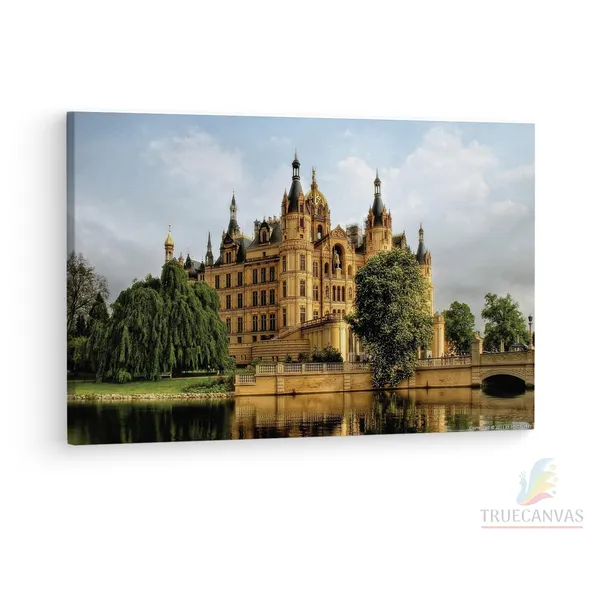 Multicolor_Atlantis,_The_Palm,_Wooden_Framed_Canvas_Paintings_|_For_Living_Room_|_Bedroom_|_Office_|_Gallery_|_Ready_Wall_Mount_Canvas_Wall_Art_Painting_|_Size_-_12_X_18In,_Ct0324