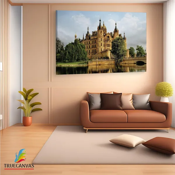 Multicolor_Atlantis,_The_Palm,_Wooden_Framed_Canvas_Paintings_|_For_Living_Room_|_Bedroom_|_Office_|_Gallery_|_Ready_Wall_Mount_Canvas_Wall_Art_Painting_|_Size_-_12_X_18In,_Ct0324