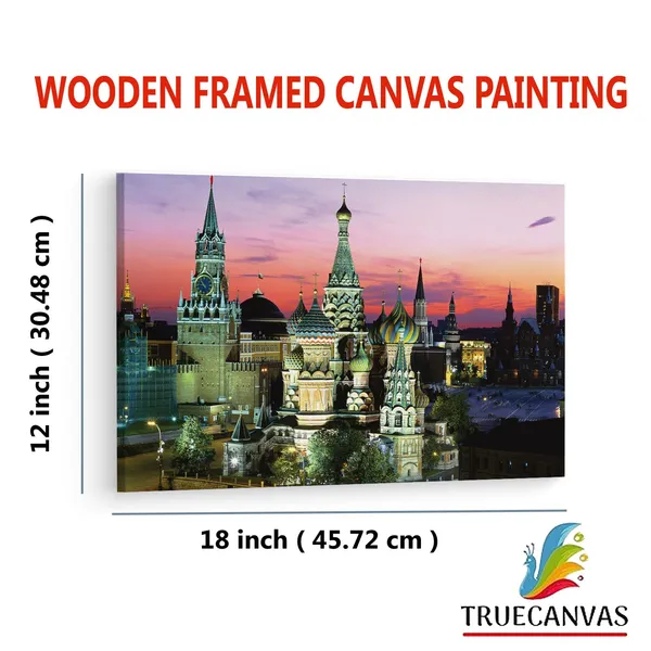 Multicolor_St._Basil'S_Cathedral,_Wooden_Framed_Canvas_Paintings_|_For_Living_Room_|_Bedroom_|_Office_|_Gallery_|_Ready_Wall_Mount_Canvas_Wall_Art_Painting_|_Size_-_12_X_18In,_Ct0329