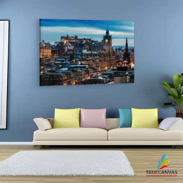 Multicolor_Edinburgh,_Wooden_Framed_Canvas_Paintings_|_For_Living_Room_|_Bedroom_|_Office_|_Gallery_|_Ready_Wall_Mount_Canvas_Wall_Art_Painting_|_Size_-_12_X_18In,_Ct0332
