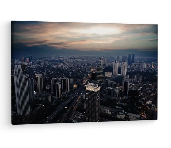 Multicolor_Istanbul,_Turkey,_Wooden_Framed_Canvas_Paintings_|_For_Living_Room_|_Bedroom_|_Office_|_Gallery_|_Ready_Wall_Mount_Canvas_Wall_Art_Painting_|_Size_-_12_X_18In,_Ct0333