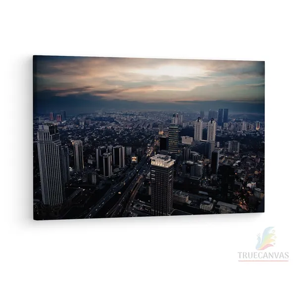 Multicolor_Istanbul,_Turkey,_Wooden_Framed_Canvas_Paintings_|_For_Living_Room_|_Bedroom_|_Office_|_Gallery_|_Ready_Wall_Mount_Canvas_Wall_Art_Painting_|_Size_-_12_X_18In,_Ct0333