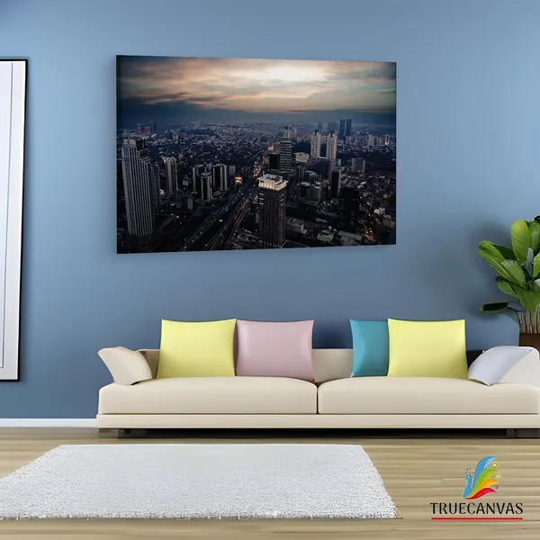 Multicolor_Istanbul,_Turkey,_Wooden_Framed_Canvas_Paintings_|_For_Living_Room_|_Bedroom_|_Office_|_Gallery_|_Ready_Wall_Mount_Canvas_Wall_Art_Painting_|_Size_-_12_X_18In,_Ct0333