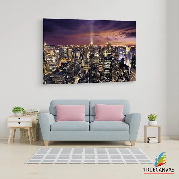 Multicolor_Night_Manhattan_4K,_Wooden_Framed_Canvas_Paintings_|_For_Living_Room_|_Bedroom_|_Office_|_Gallery_|_Ready_Wall_Mount_Canvas_Wall_Art_Painting_|_Size_-_12_X_18In,_Ct0344