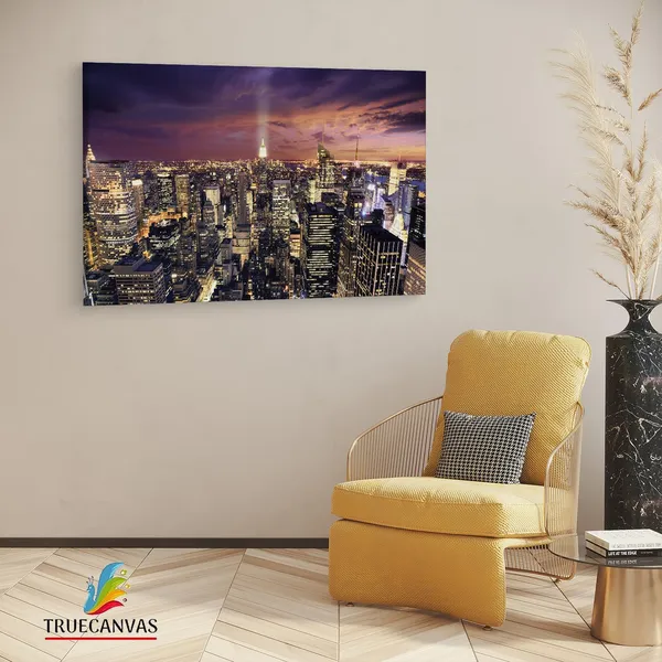 Multicolor_Night_Manhattan_4K,_Wooden_Framed_Canvas_Paintings_|_For_Living_Room_|_Bedroom_|_Office_|_Gallery_|_Ready_Wall_Mount_Canvas_Wall_Art_Painting_|_Size_-_12_X_18In,_Ct0344