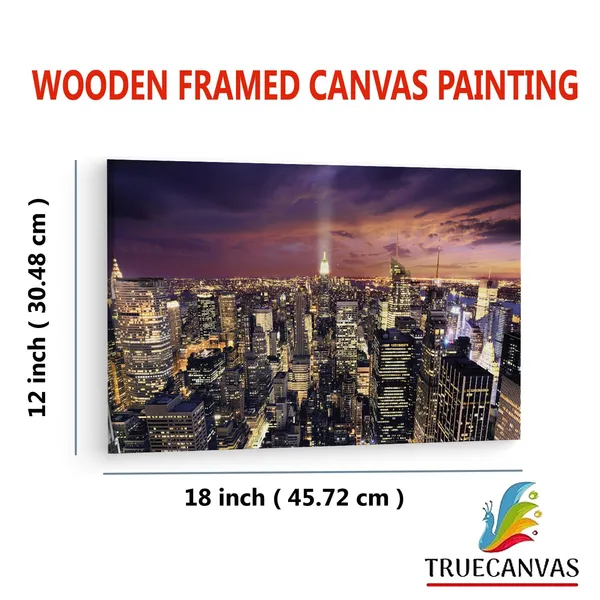 Multicolor_Night_Manhattan_4K,_Wooden_Framed_Canvas_Paintings_|_For_Living_Room_|_Bedroom_|_Office_|_Gallery_|_Ready_Wall_Mount_Canvas_Wall_Art_Painting_|_Size_-_12_X_18In,_Ct0344