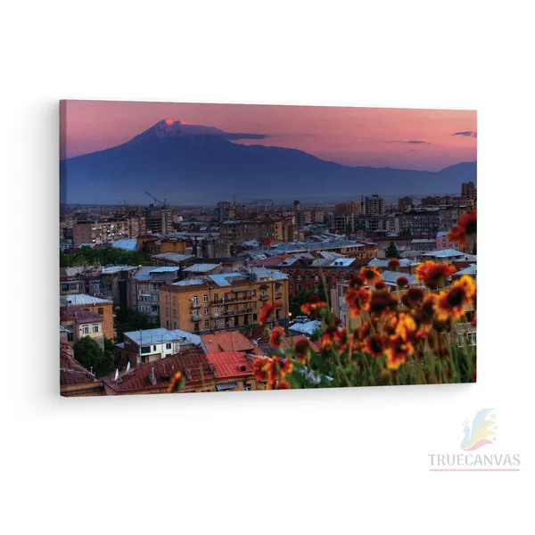 Multicolor_Yerevan_City,_Wooden_Framed_Canvas_Paintings_|_For_Living_Room_|_Bedroom_|_Office_|_Gallery_|_Ready_Wall_Mount_Canvas_Wall_Art_Painting_|_Size_-_12_X_18In,_Ct0346