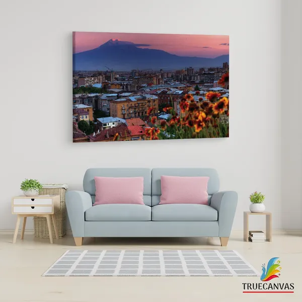 Multicolor_Yerevan_City,_Wooden_Framed_Canvas_Paintings_|_For_Living_Room_|_Bedroom_|_Office_|_Gallery_|_Ready_Wall_Mount_Canvas_Wall_Art_Painting_|_Size_-_12_X_18In,_Ct0346