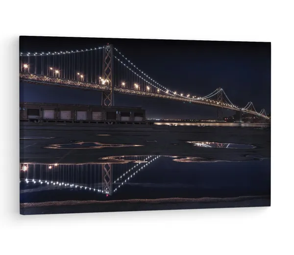 Multicolor_San_Francisco,_Wooden_Framed_Canvas_Paintings_|_For_Living_Room_|_Bedroom_|_Office_|_Gallery_|_Ready_Wall_Mount_Canvas_Wall_Art_Painting_|_Size_-_12_X_18In,_Ct0349