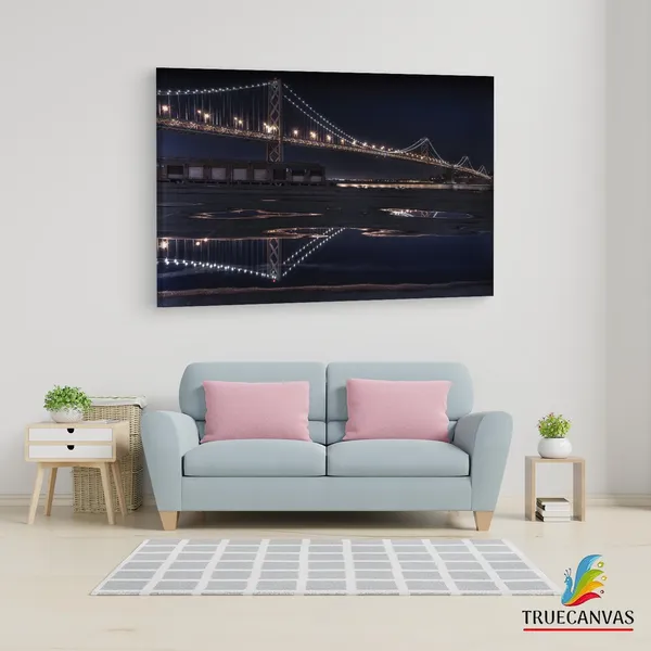 Multicolor_San_Francisco,_Wooden_Framed_Canvas_Paintings_|_For_Living_Room_|_Bedroom_|_Office_|_Gallery_|_Ready_Wall_Mount_Canvas_Wall_Art_Painting_|_Size_-_12_X_18In,_Ct0349
