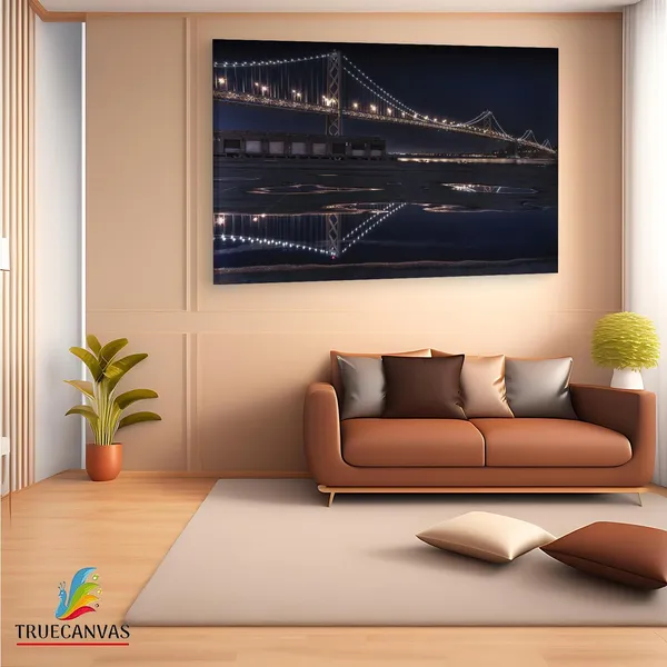 Multicolor_San_Francisco,_Wooden_Framed_Canvas_Paintings_|_For_Living_Room_|_Bedroom_|_Office_|_Gallery_|_Ready_Wall_Mount_Canvas_Wall_Art_Painting_|_Size_-_12_X_18In,_Ct0349