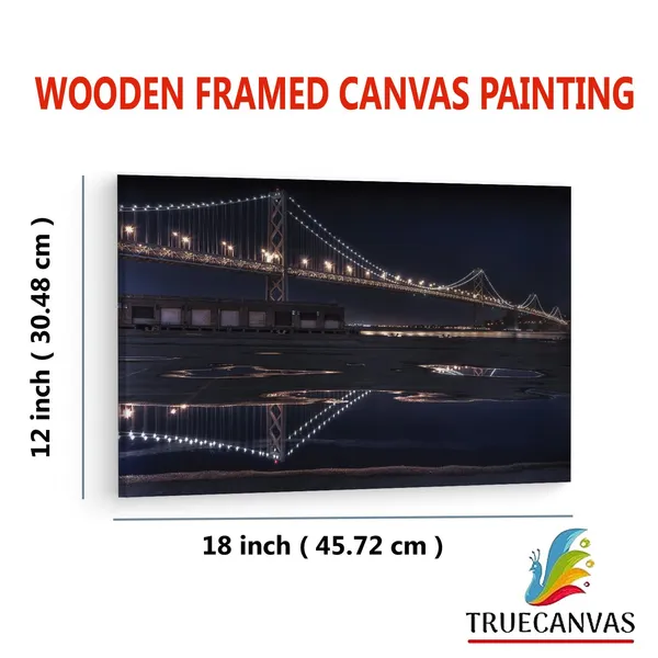 Multicolor_San_Francisco,_Wooden_Framed_Canvas_Paintings_|_For_Living_Room_|_Bedroom_|_Office_|_Gallery_|_Ready_Wall_Mount_Canvas_Wall_Art_Painting_|_Size_-_12_X_18In,_Ct0349