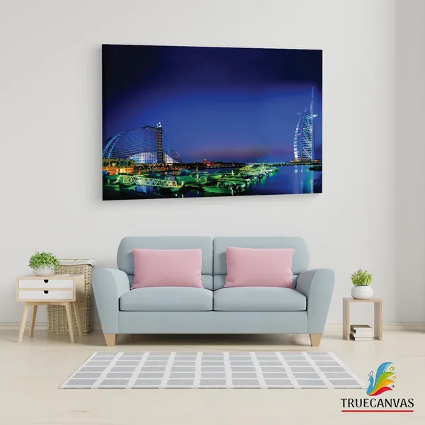 Multicolor_Burj_Al_Arab,_Wooden_Framed_Canvas_Paintings_|_For_Living_Room_|_Bedroom_|_Office_|_Gallery_|_Ready_Wall_Mount_Canvas_Wall_Art_Painting_|_Size_-_12_X_18In,_Ct0350